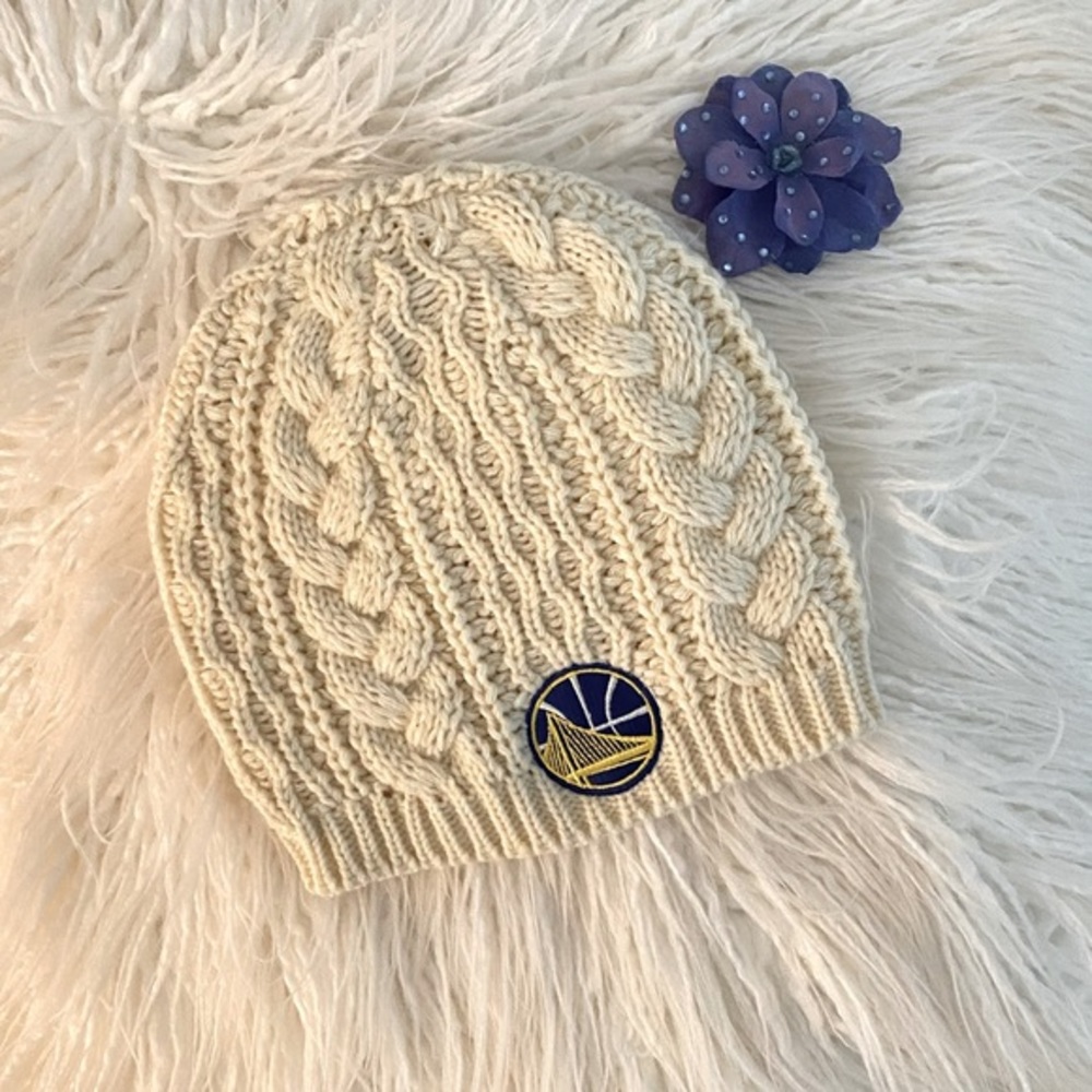 Warriors knitted beanie